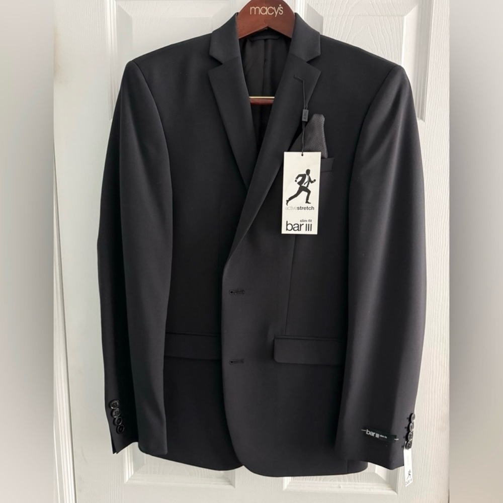 Bar III Men's Slim Fit Suit Jacket